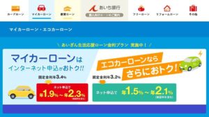 愛知銀行マイカーローン