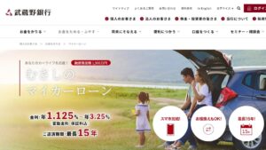武蔵野銀行マイカーローン